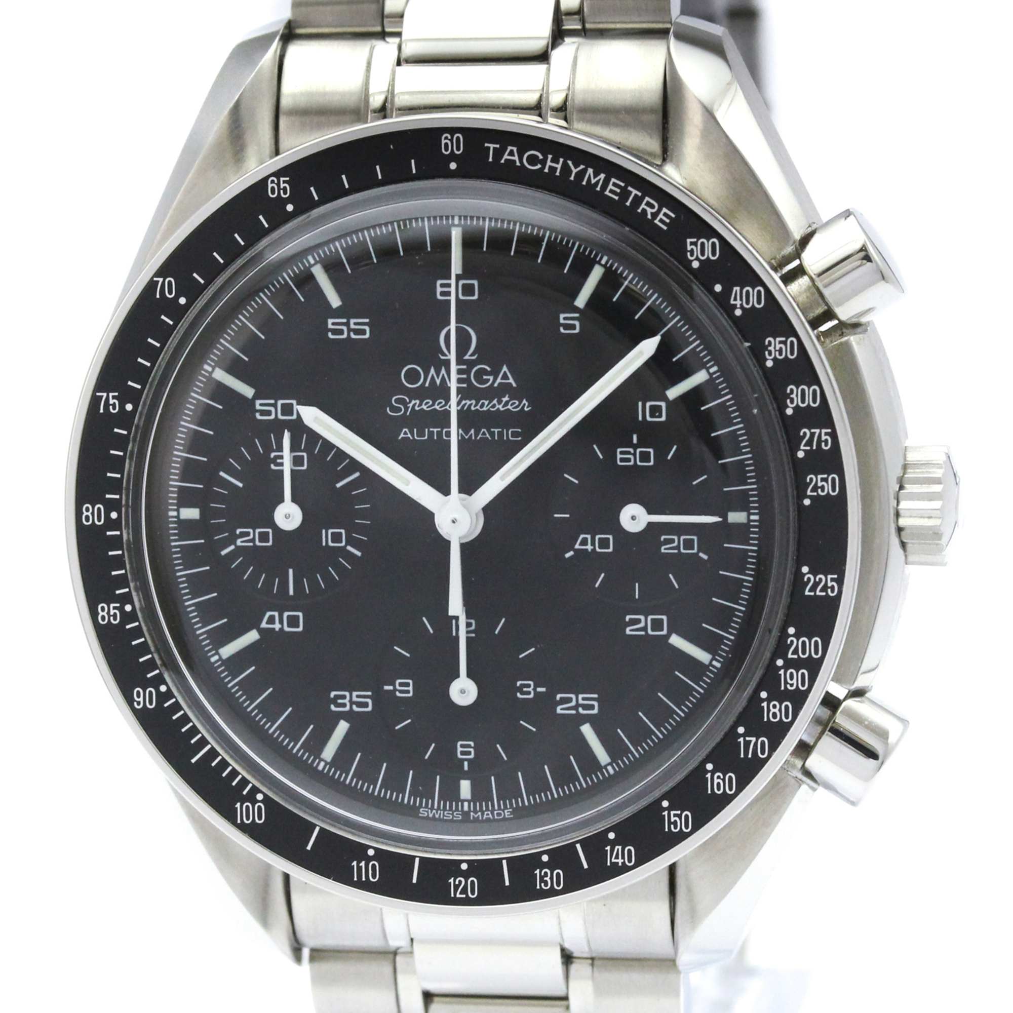 Omega Speedmaster Automatic Steel Mens Watch 351050 Polished